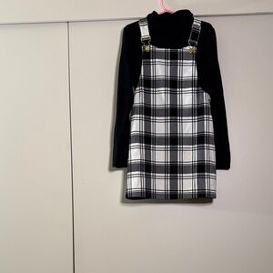 Max Studio Kids Black and White Striped Dress
